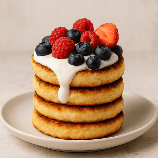 🥞 GoFitness Protein-Syrniki mit körnigem Frischkäse