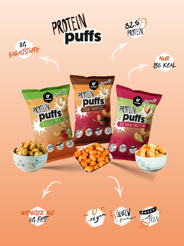 Probierbox - Protein Puffs 6 Stück