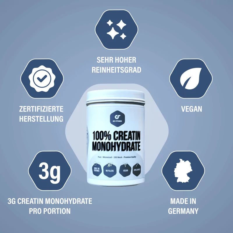 100 % Creatin Monohydrat - 300g