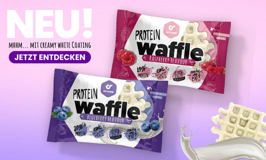 Neu bei GoFitness Nutrition: Protein-Waffeln, die wirklich schmecken 🍓🫐