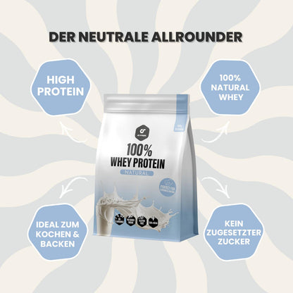 100% Whey Protein - Natural - 900g